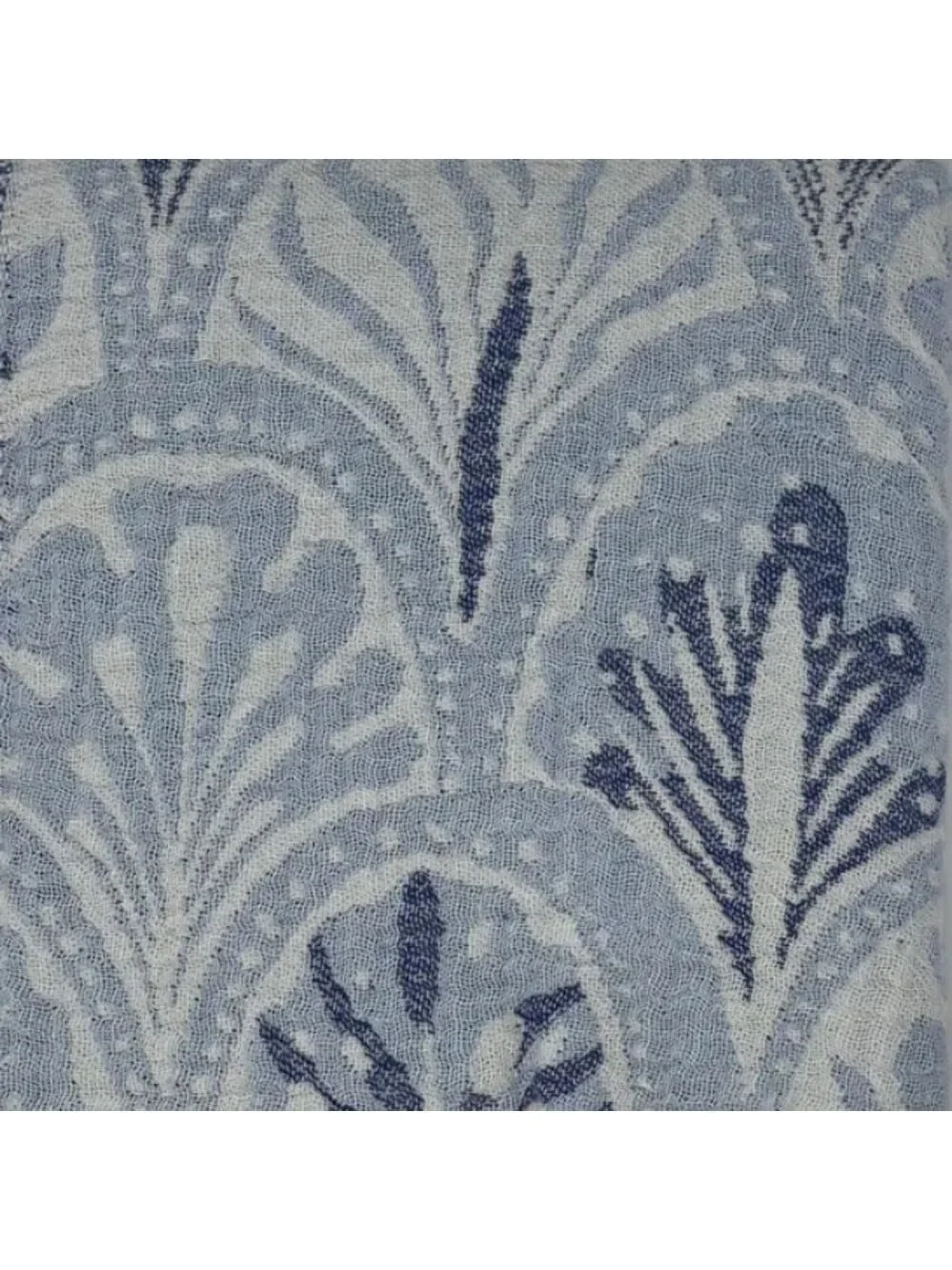 4 Succulents Carolina Blue Woven Cotton 2-in-1 Travel Decor Anthropologie